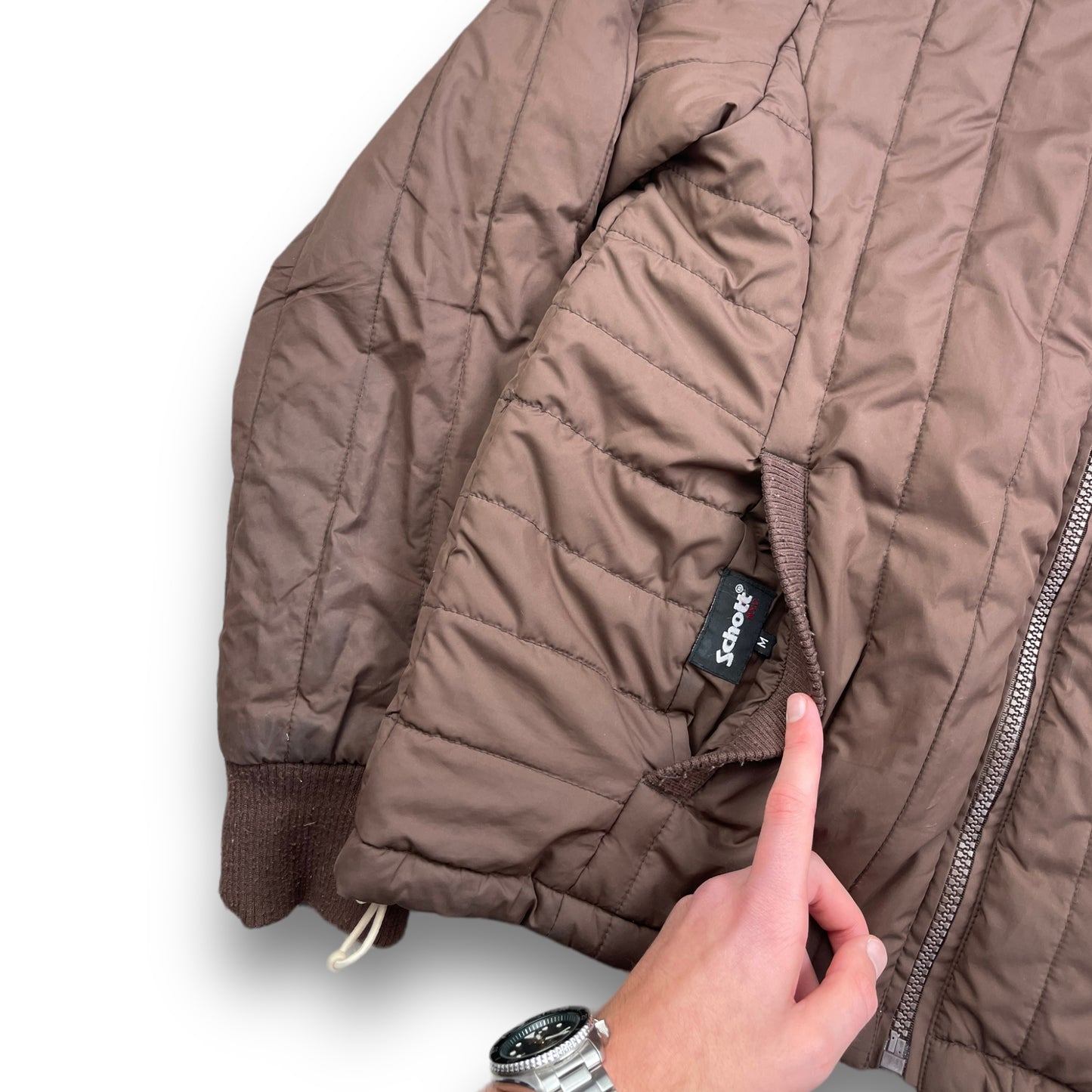 Schott Reversible Quilted Jacket (M)