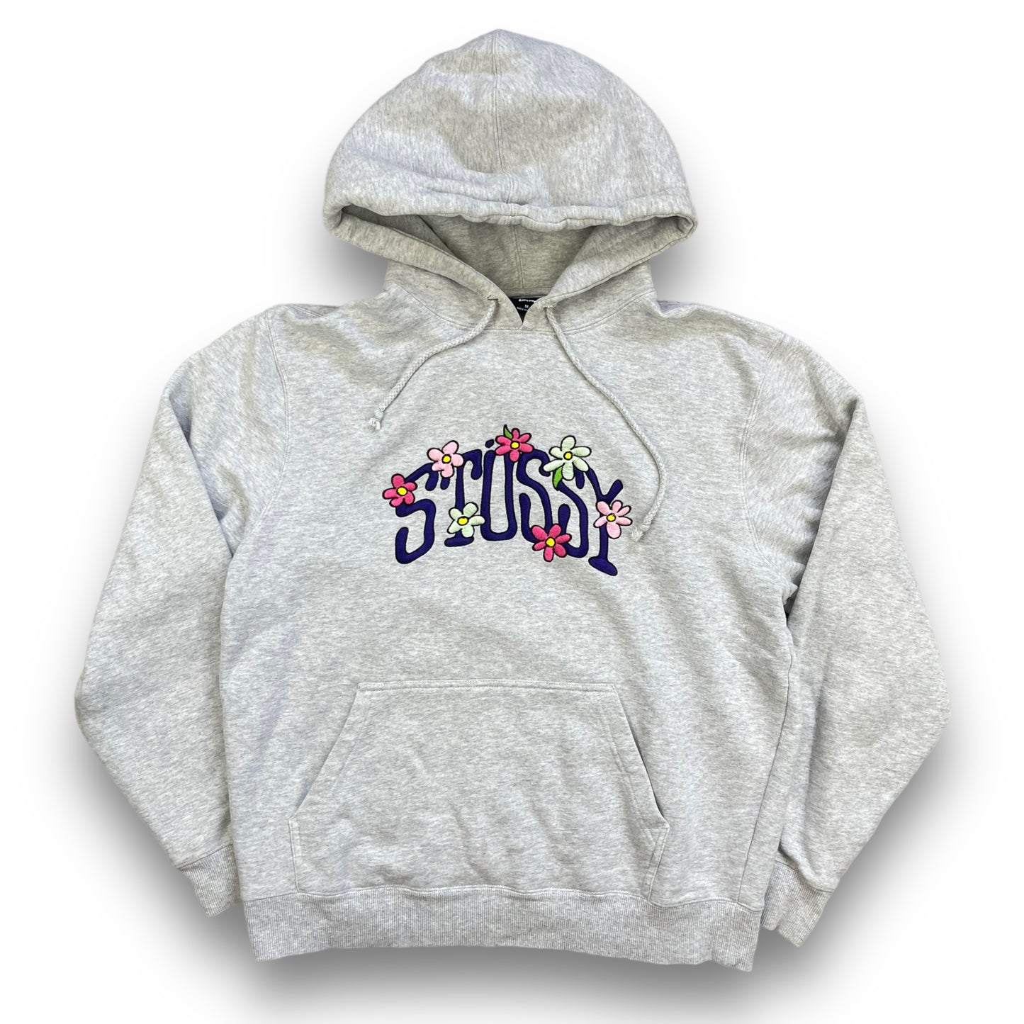 Stussy Floral Embroidered Hoodie (M)