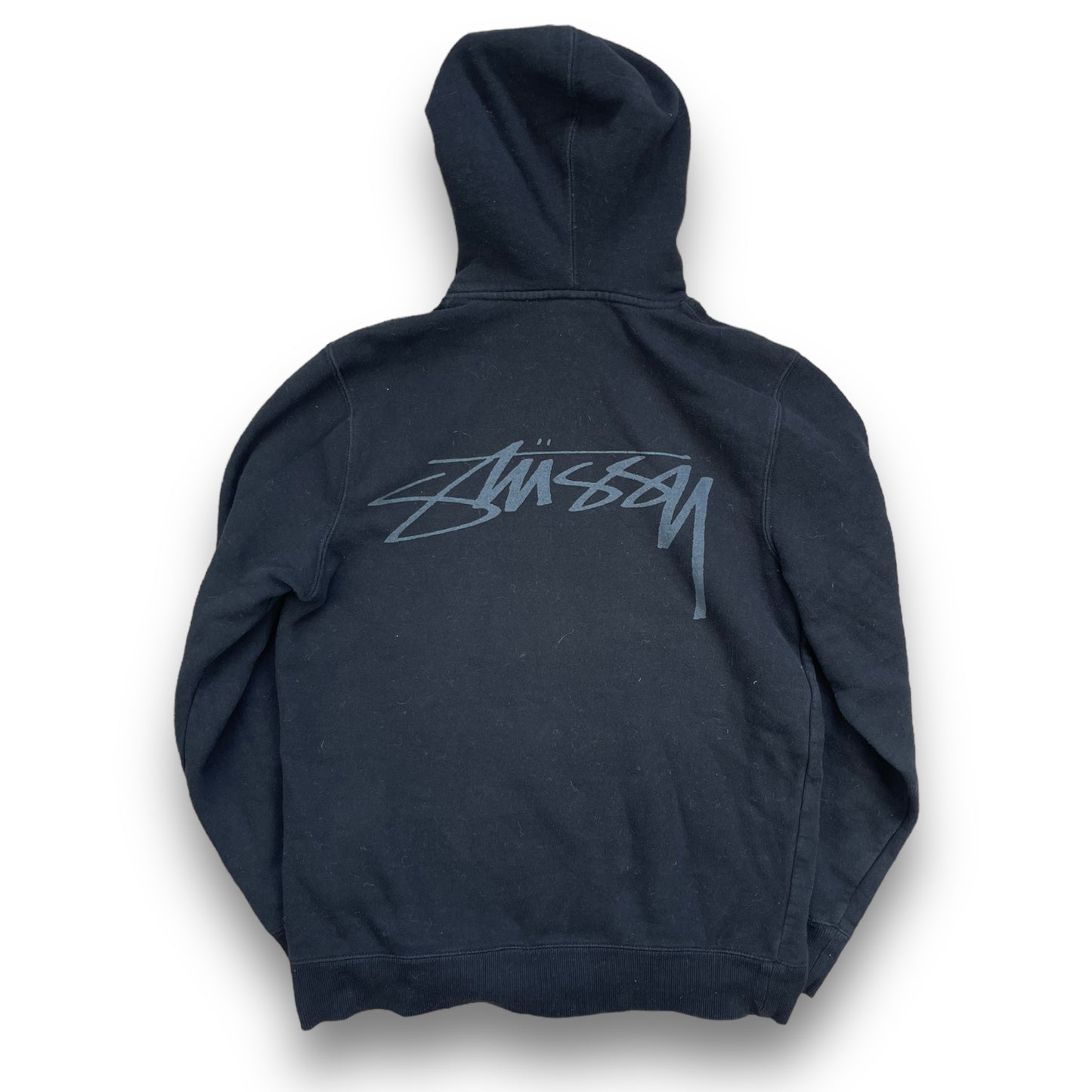 Stussy Basic Spellout Logo Hoodie (S)