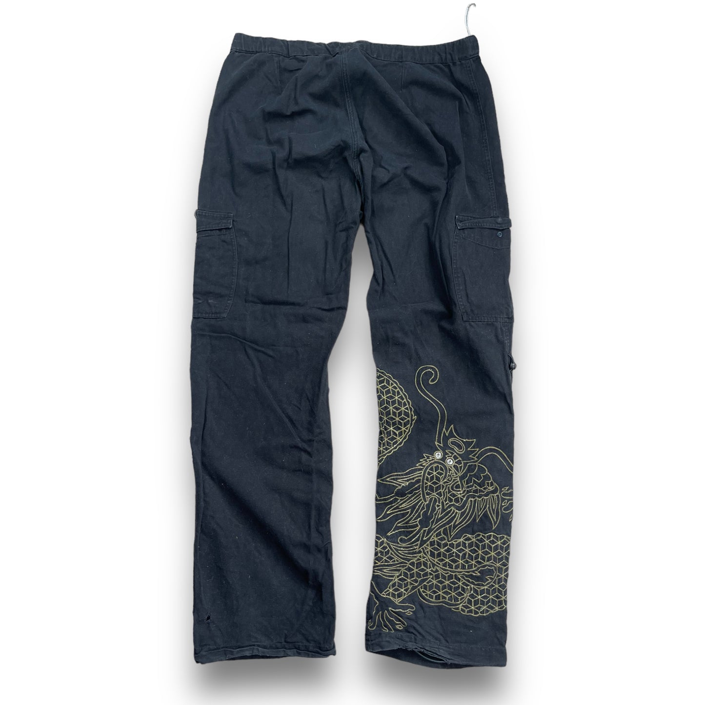 2002 Maharishi Embroidered Dragon Snopants (M)