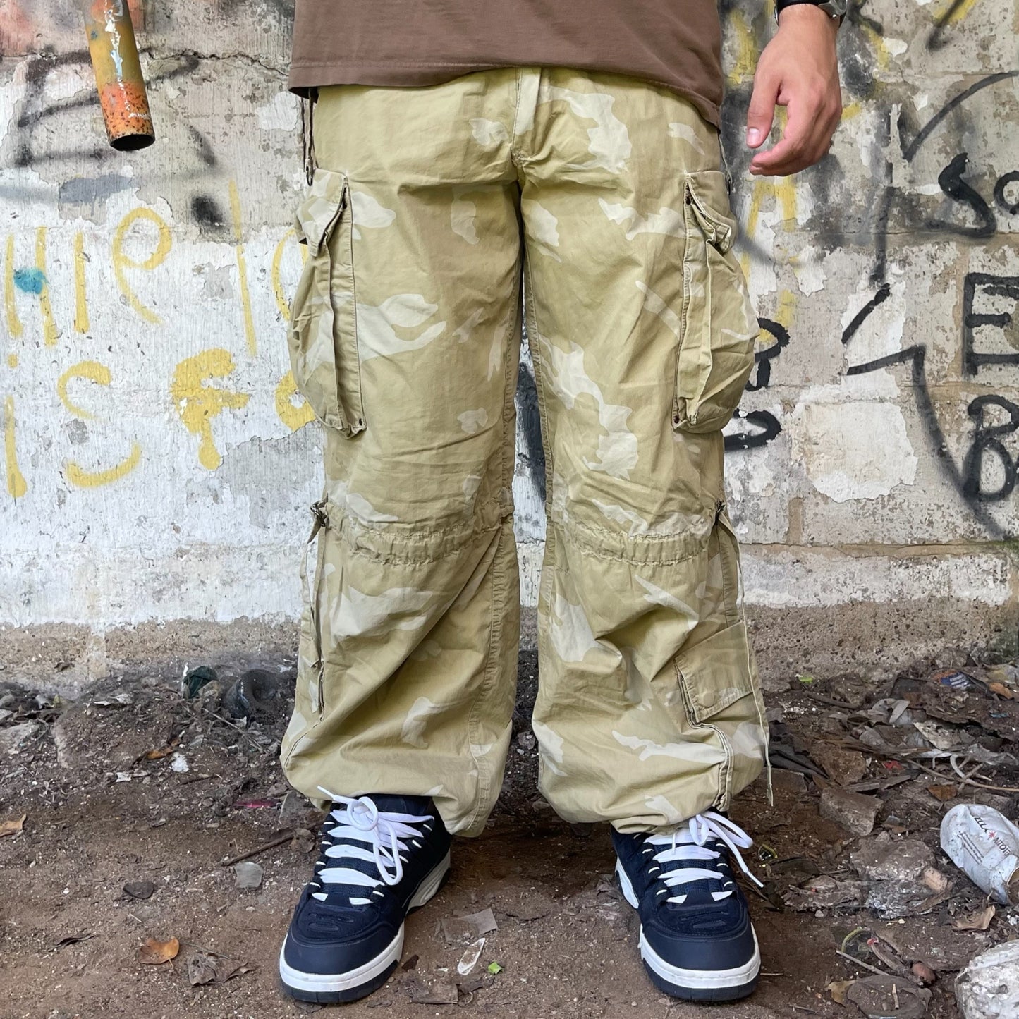 Schott Camo Military Parachute Pants