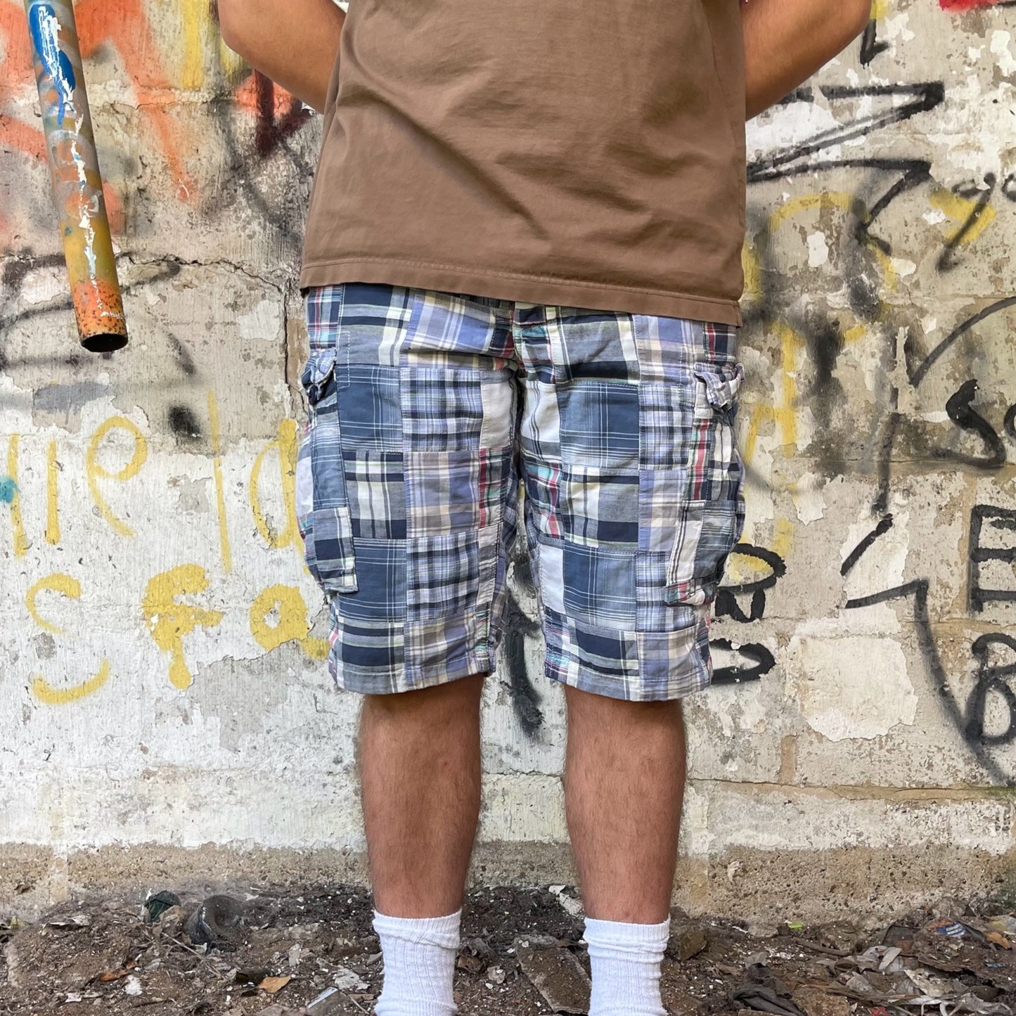 Vintage Bape Checkered Plaid Shorts