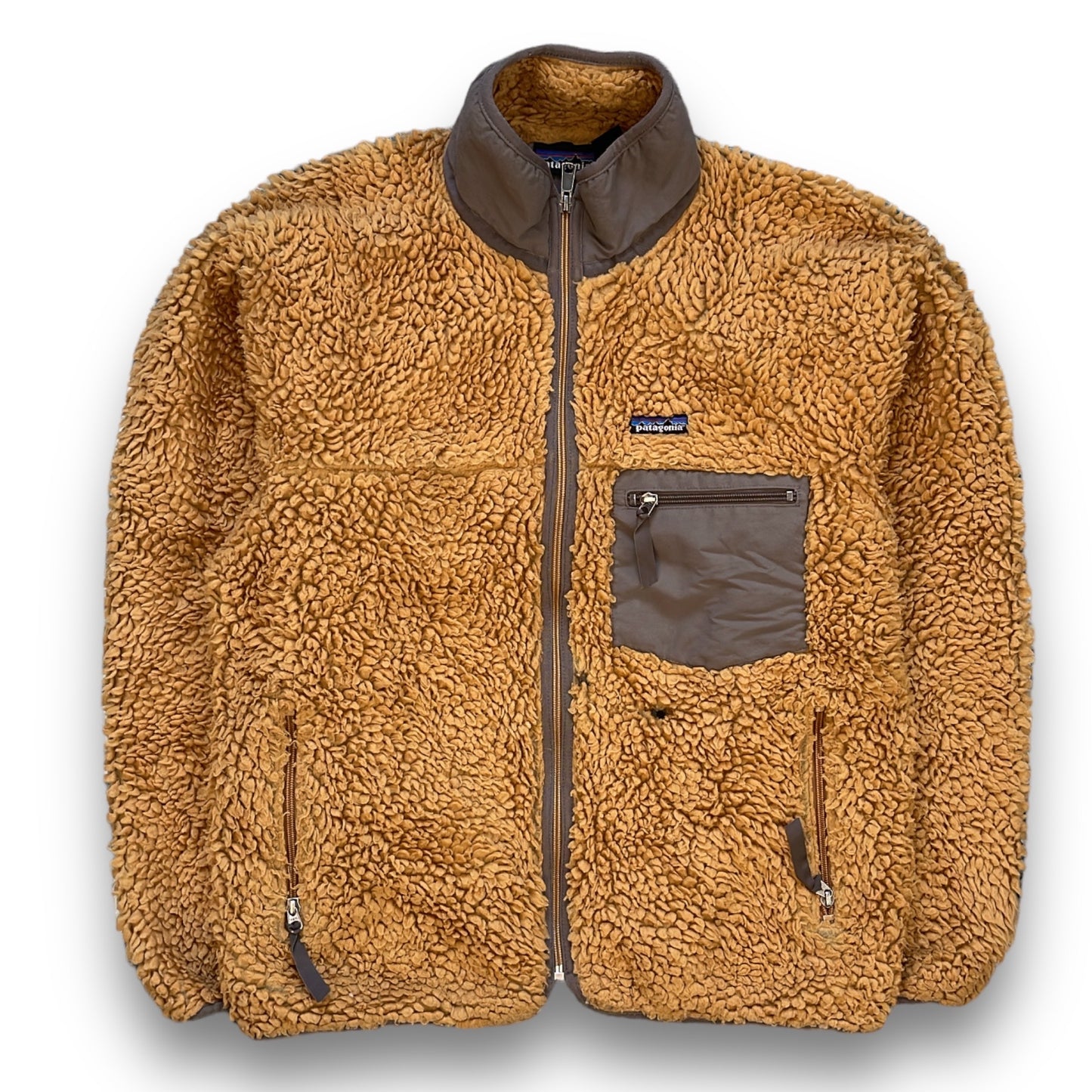 2001 Patagonia Retro X Cardigan Fleece Tequila Gold (M)